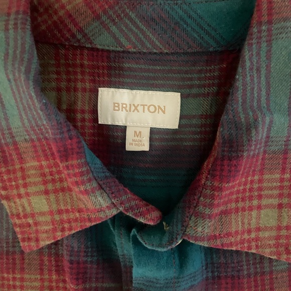 Brixton Flannel Button Down Up Shirt - Picture 2 of 4